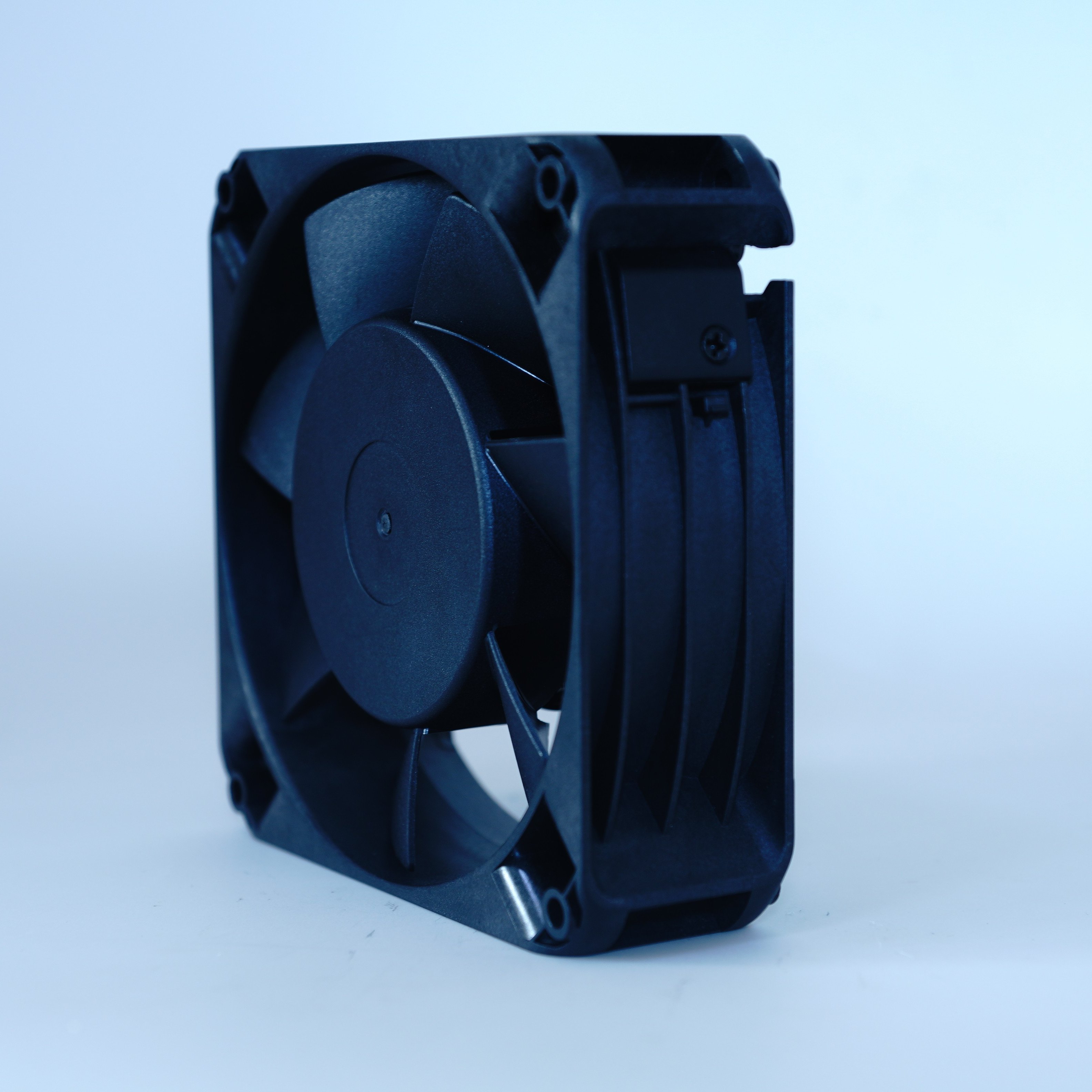 254*254*89mm AC Fan Ball Bearing High Precision Exhaust Fan Wall Mount Plastic Ventilation